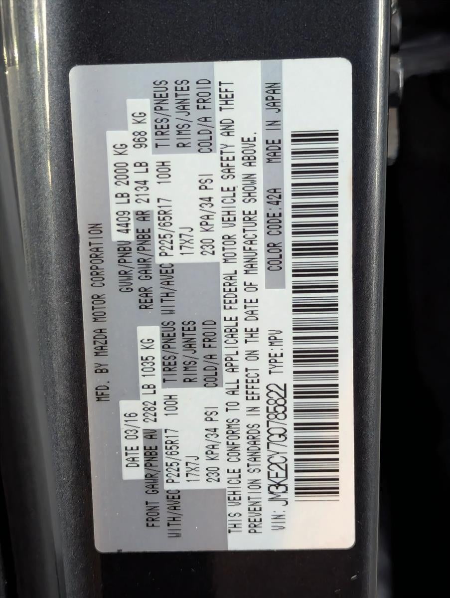 2016 Mazda Mazda CX-5 2016.5 FWD 4dr Auto Touring