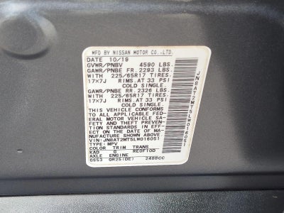 2020 Nissan Rogue FWD SV