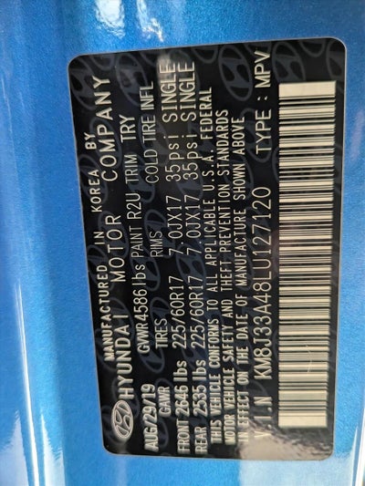 2020 Hyundai TUCSON Value FWD