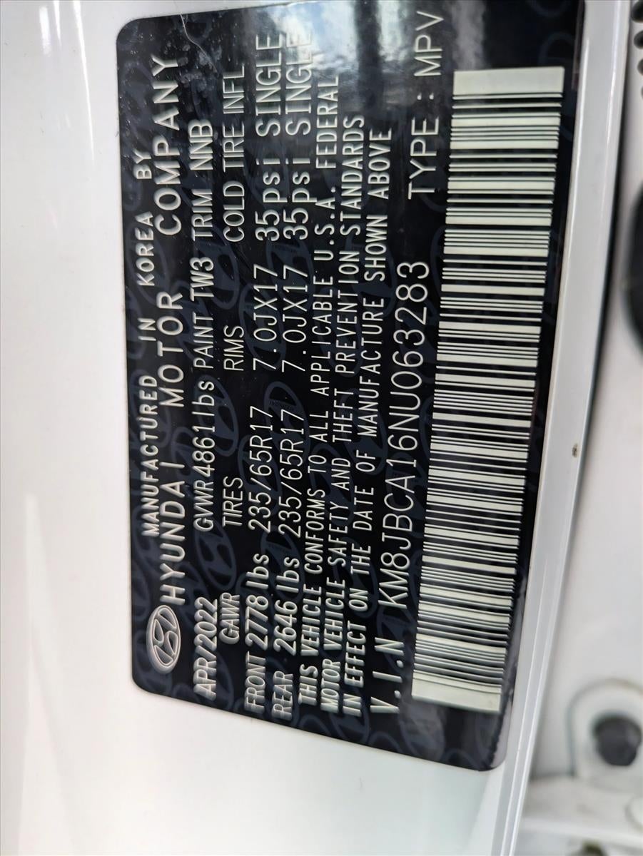 2022 Hyundai TUCSON Hybrid Blue AWD