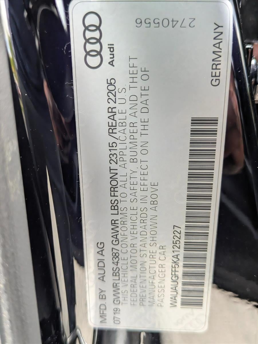 2019 Audi A3 Sedan Premium 40 TFSI