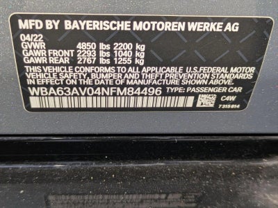 2022 BMW 430i Gran Coupe