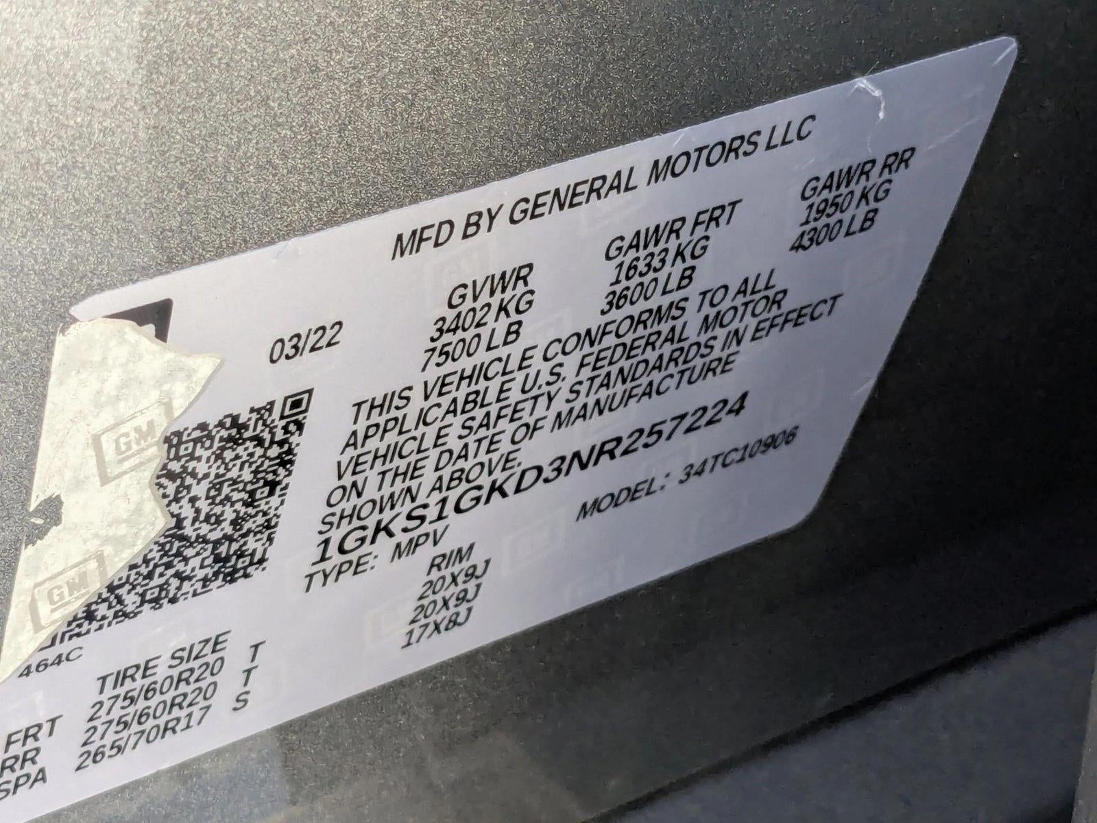 2022 GMC Yukon XL 2WD 4dr SLT