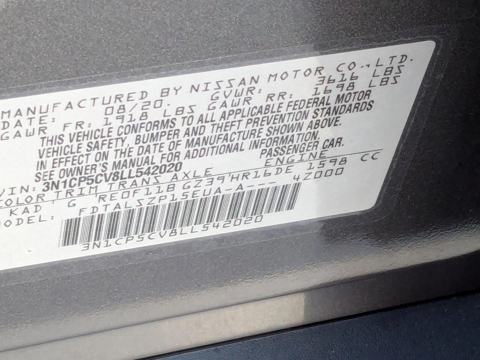 2020 Nissan Kicks SV FWD