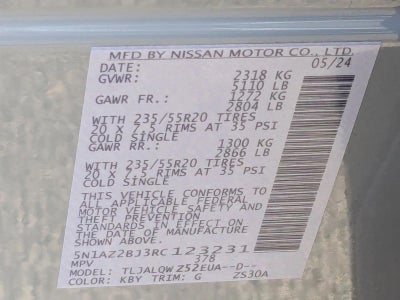 2024 Nissan Murano FWD SV