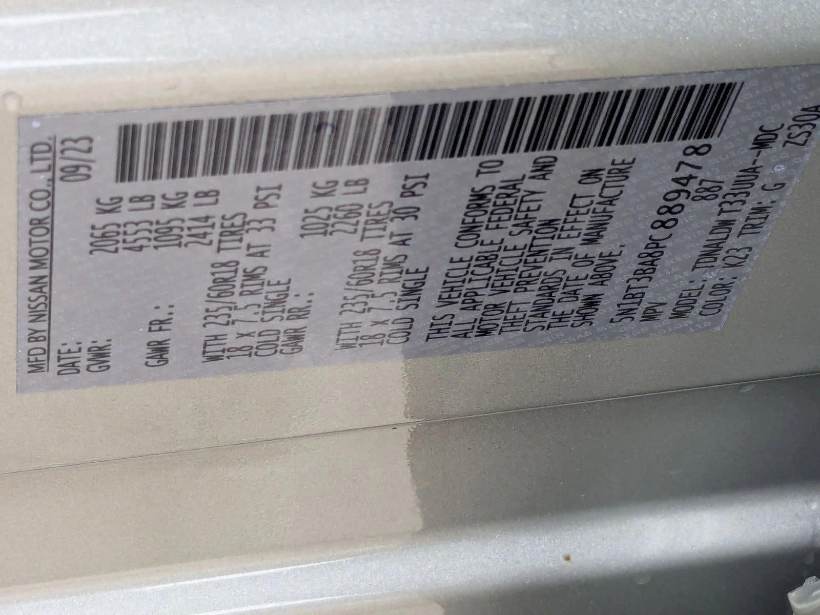 2023 Nissan Rogue FWD SV