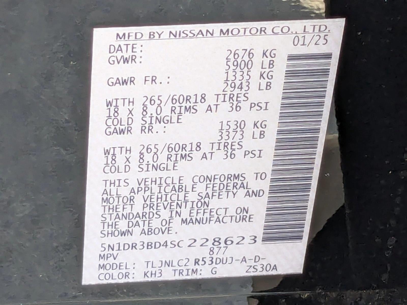 2025 Nissan Pathfinder Rock Creek 4WD