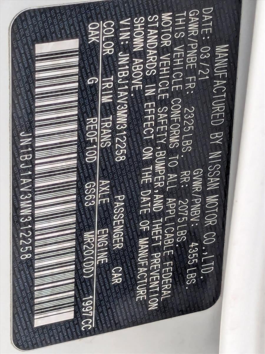 2021 Nissan Rogue Sport FWD S