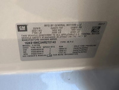 2017 GMC Yukon 2WD 4dr SLT