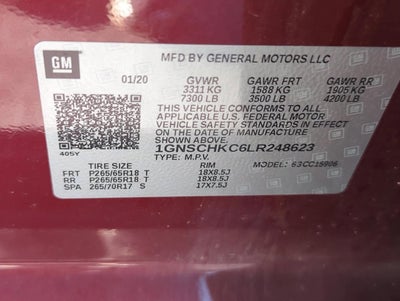 2020 Chevrolet Suburban 2WD LT