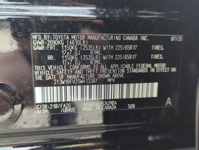 2025 Toyota RAV4 XLE FWD (GS)