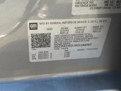 2024 Chevrolet Silverado 1500 Crew Cab Standard Box 2-Wheel Drive LT