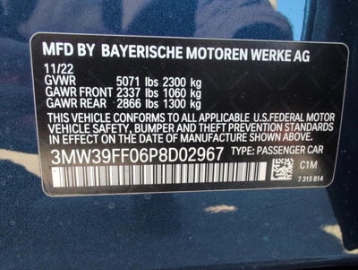 2023 BMW 330e Plug-In Hybrid