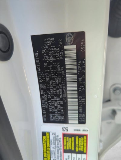 2025 Toyota Camry XSE (Natl)
