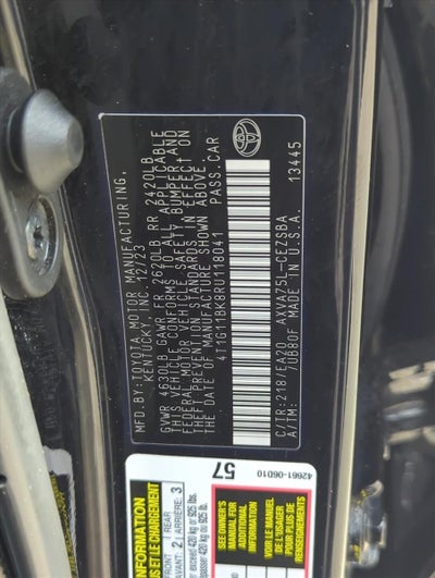 2024 Toyota Camry SE Auto AWD (Natl)