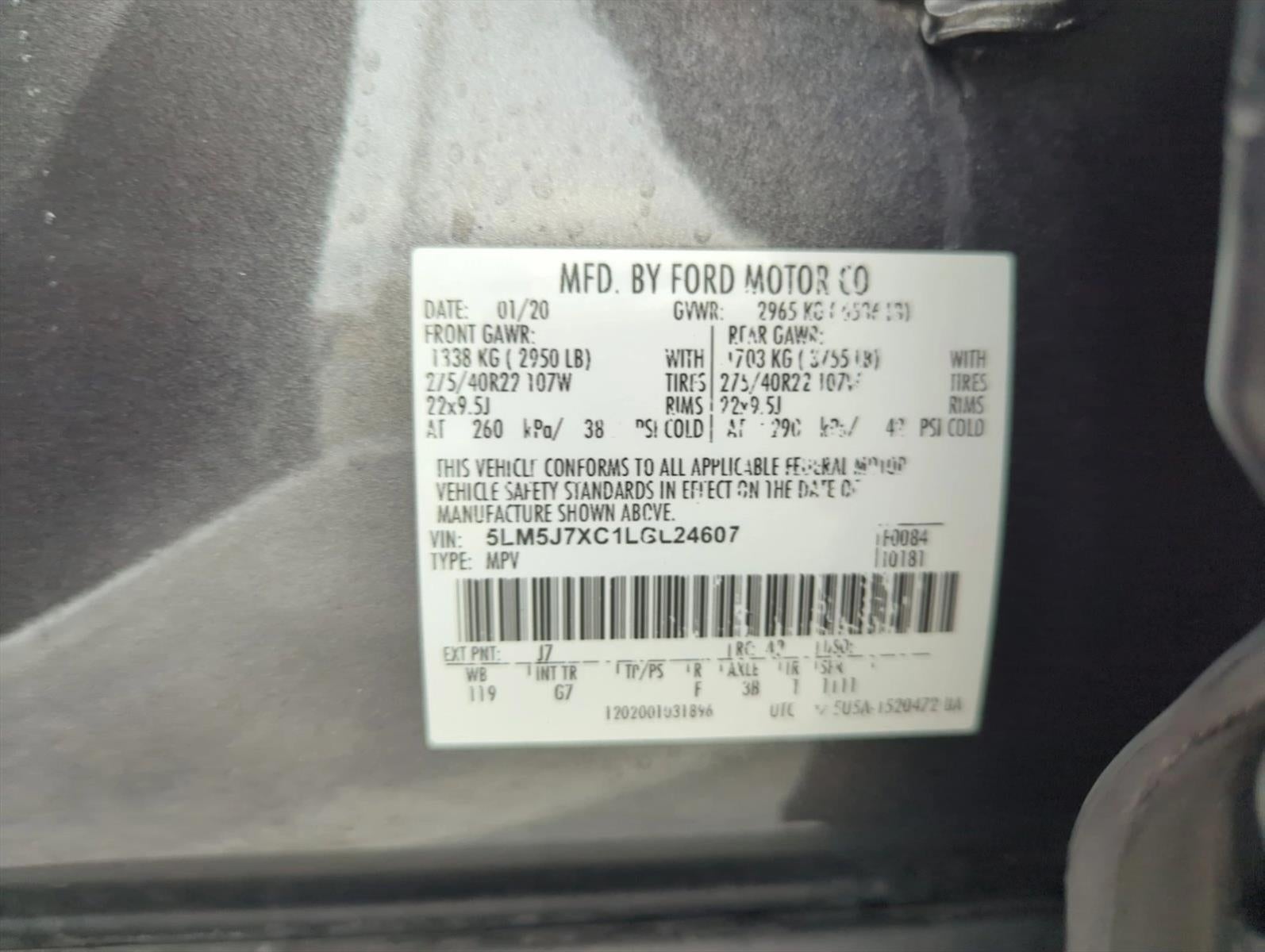 2020 Lincoln Aviator Reserve AWD