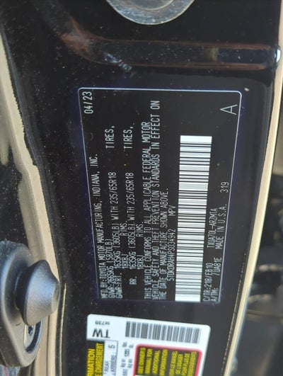 2023 Toyota Highlander XLE FWD (Natl)