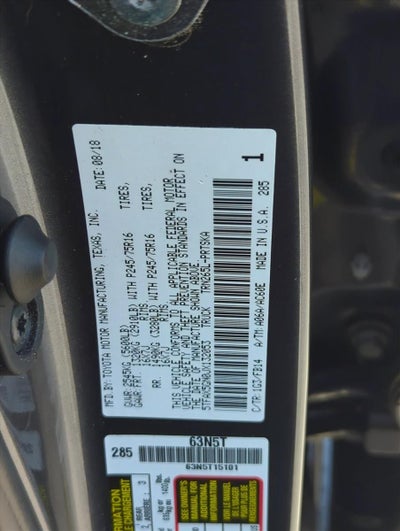 2018 Toyota Tacoma SR Double Cab 5' Bed I4 4x2 AT (GS)