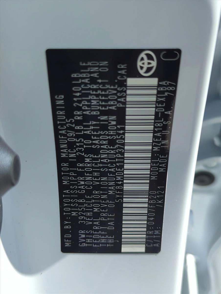 2026 Toyota Corolla LE CVT (Natl)