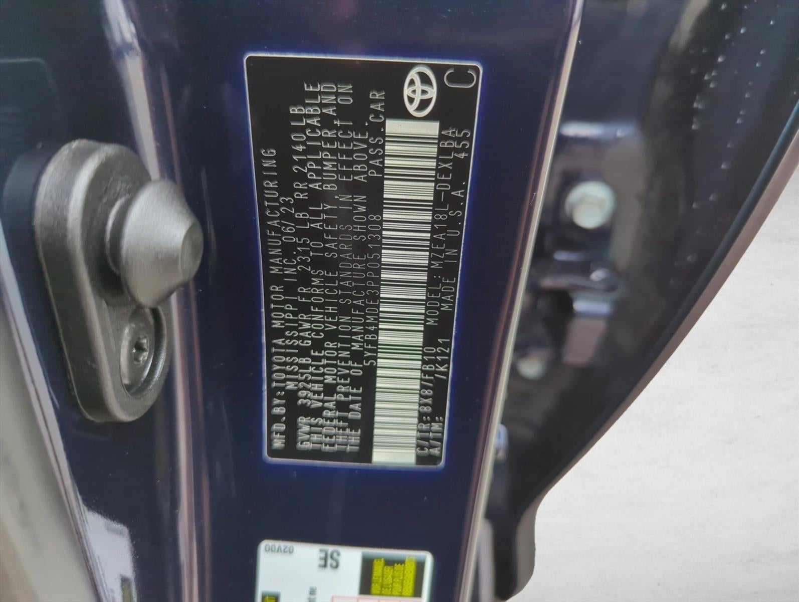 2023 Toyota Corolla LE CVT (Natl)