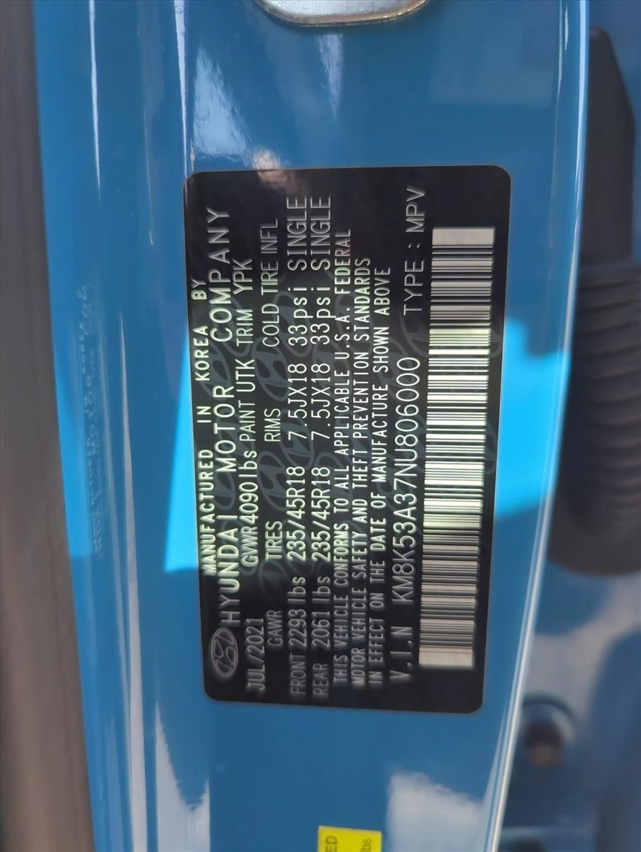 2022 Hyundai KONA Limited DCT FWD