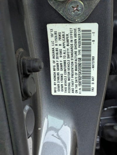 2013 Honda Civic Sedan LX Automatic