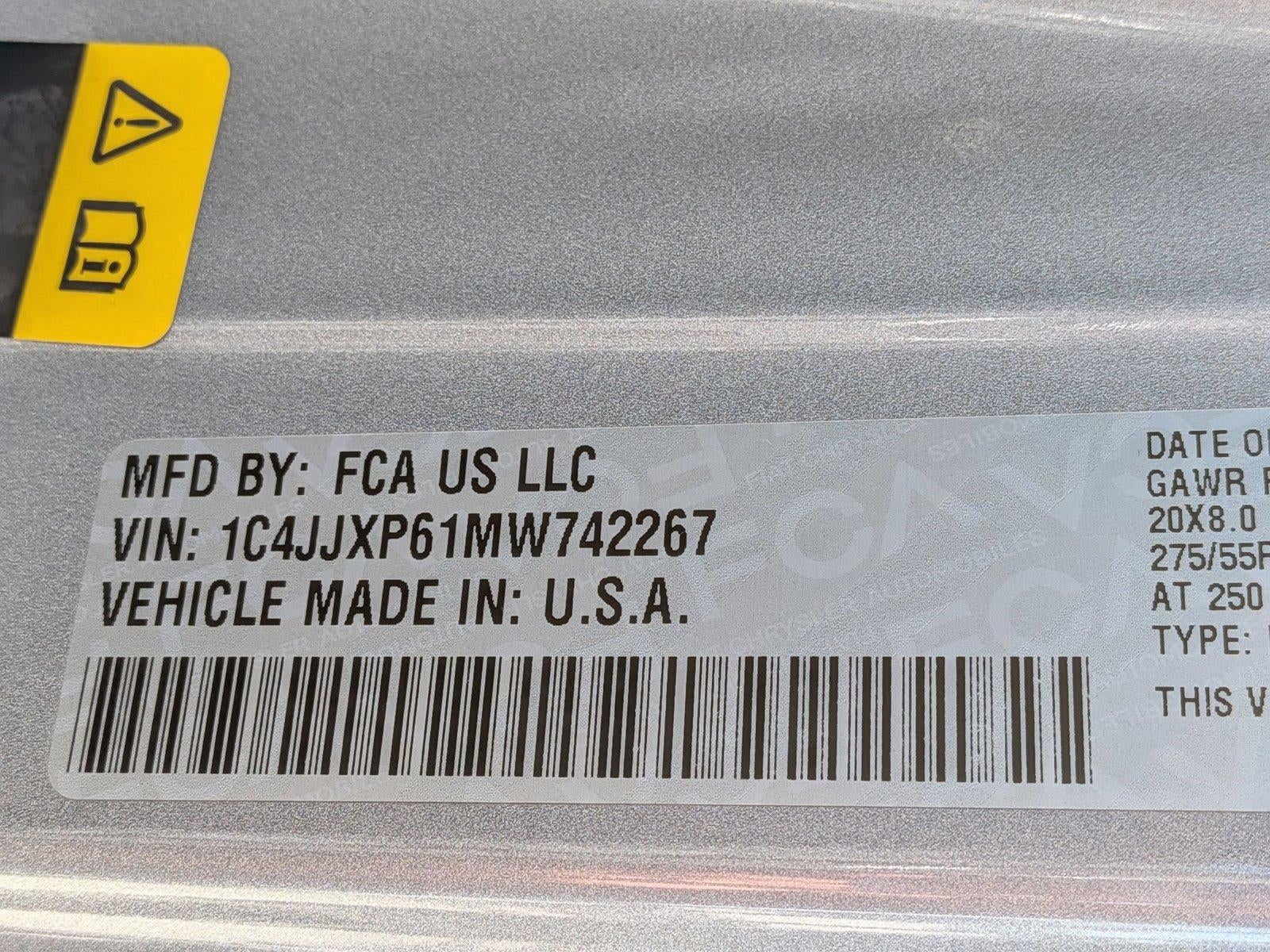 2021 Jeep Wrangler 4xe Unlimited Sahara High Altitude 4x4