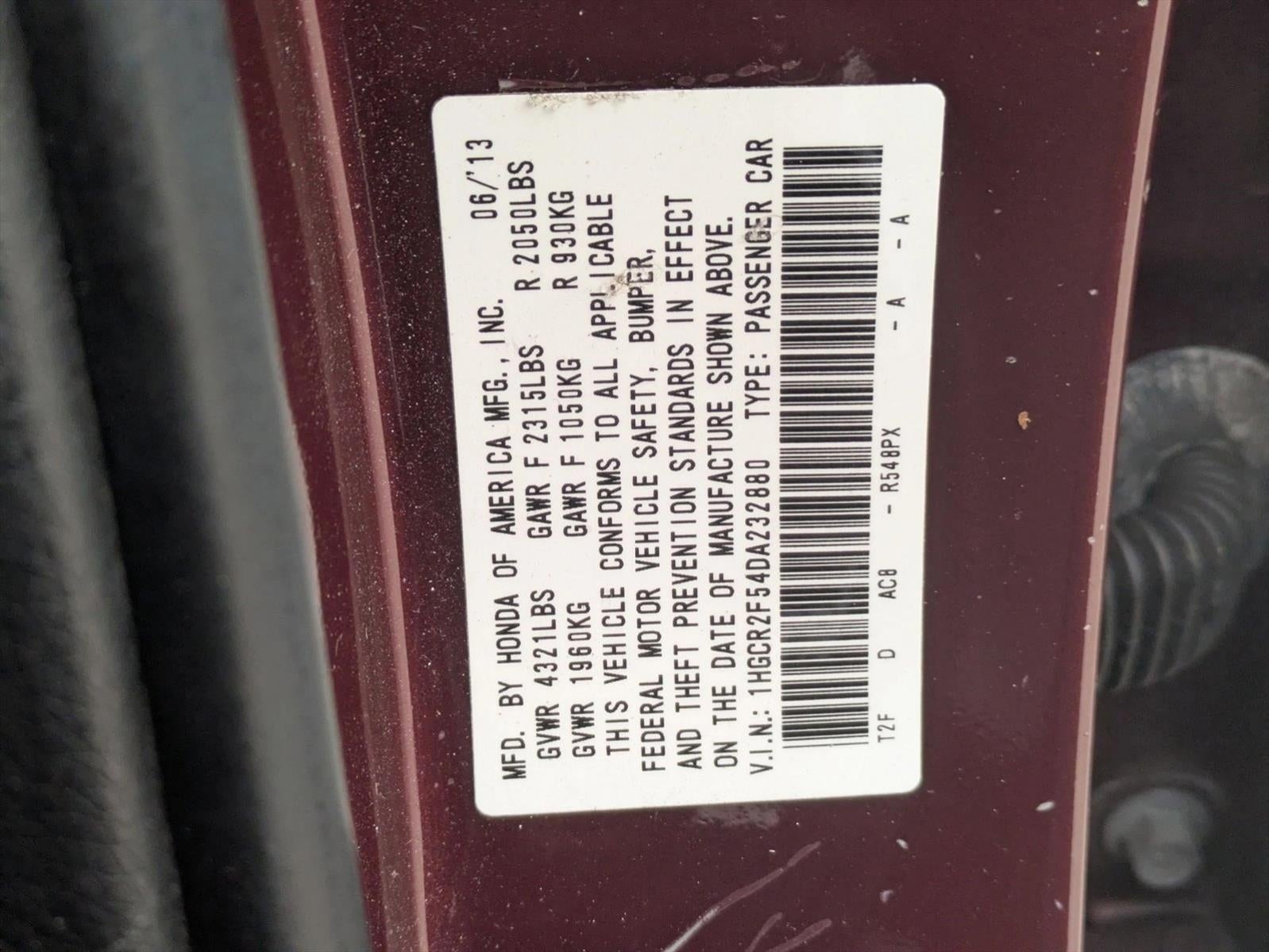 2013 Honda Accord Sedan Sport CVT