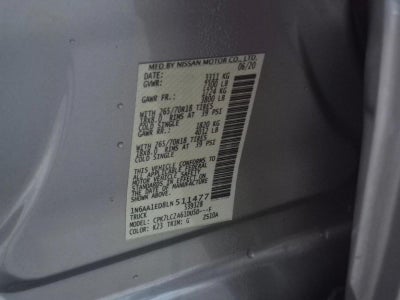 2020 Nissan Titan 4x4 Crew Cab SV
