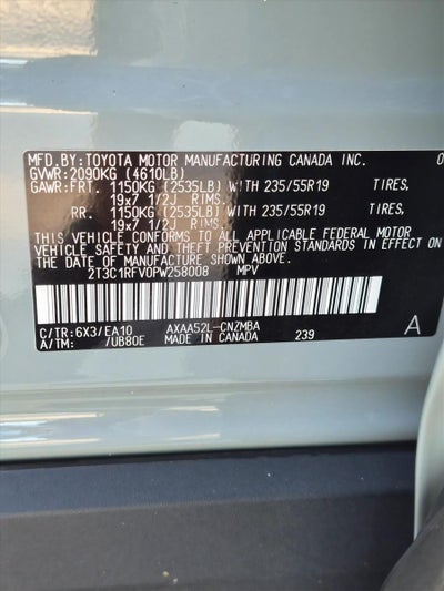2023 Toyota RAV4 XLE Premium FWD (Natl)