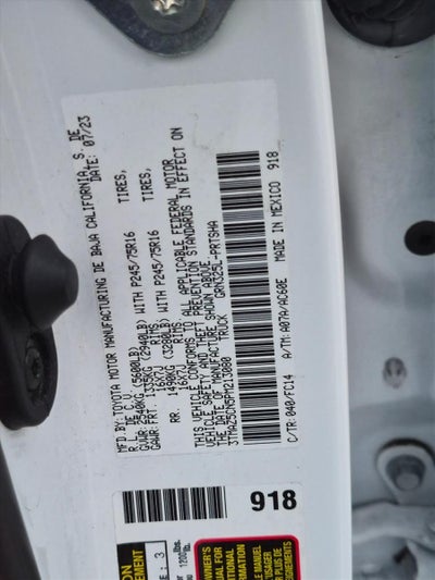 2023 Toyota Tacoma 2WD 2WD SR5 Double Cab 5' Bed V6 AT (GS)