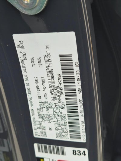 2025 Toyota Tacoma 4WD 4WD SR5 Double Cab 5' Bed AT (GS)