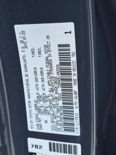 2025 Toyota Tacoma 4WD 4WD TRD Sport Double Cab 5' Bed AT (Natl)
