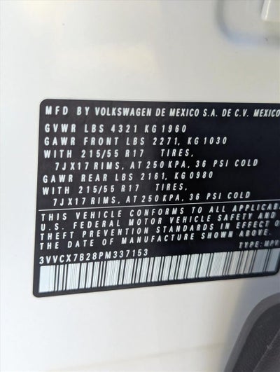 2023 Volkswagen Taos S FWD