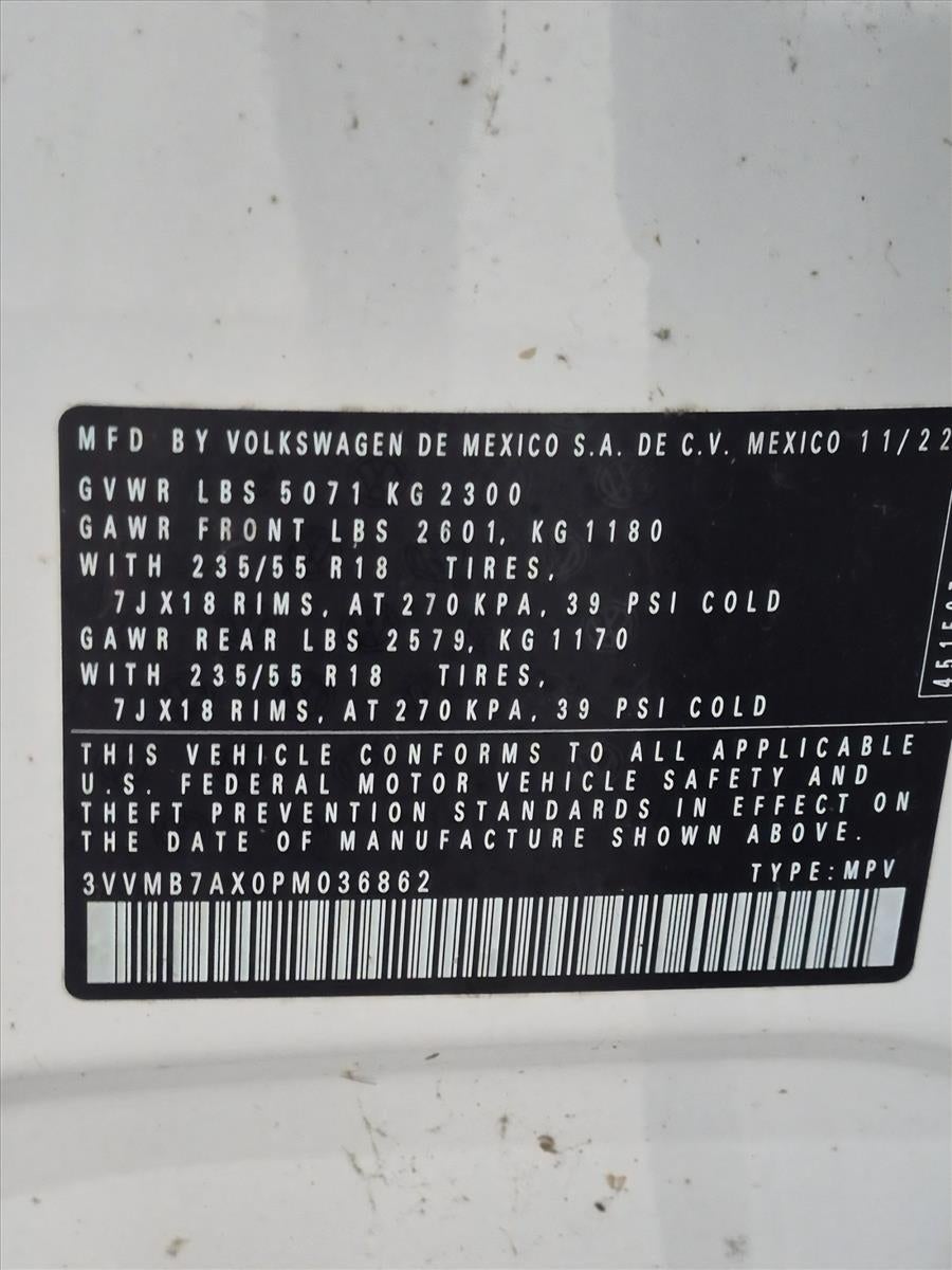 2023 Volkswagen Tiguan 2.0T SE 4MOTION