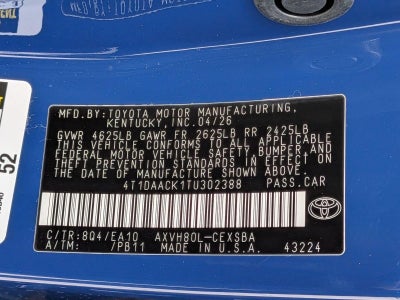 2026 Toyota Camry SE (SE)