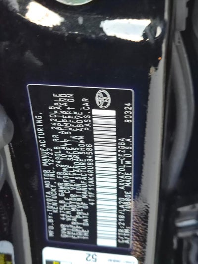 2024 Toyota Camry XLE Auto (SE)