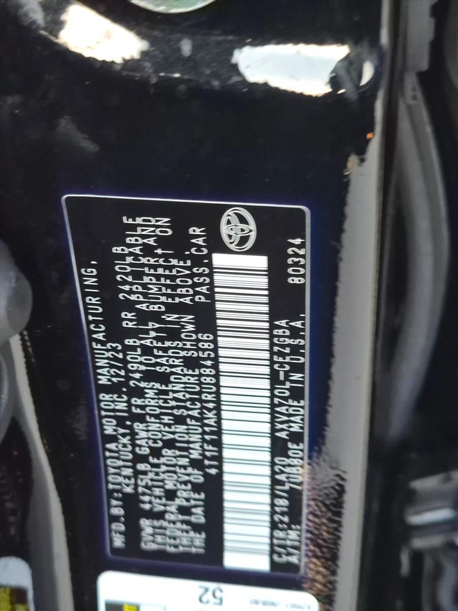 2024 Toyota Camry XLE Auto (SE)