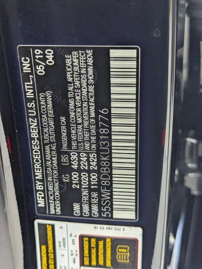 2019 Mercedes-Benz C-Class C 300 Sedan