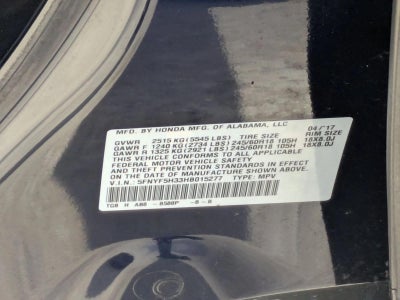 2017 Honda Pilot EX 2WD