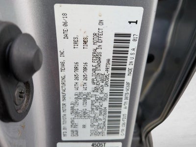 2018 Toyota Tacoma TRD Off Road Double Cab 5' Bed V6 4x4 AT (Natl)