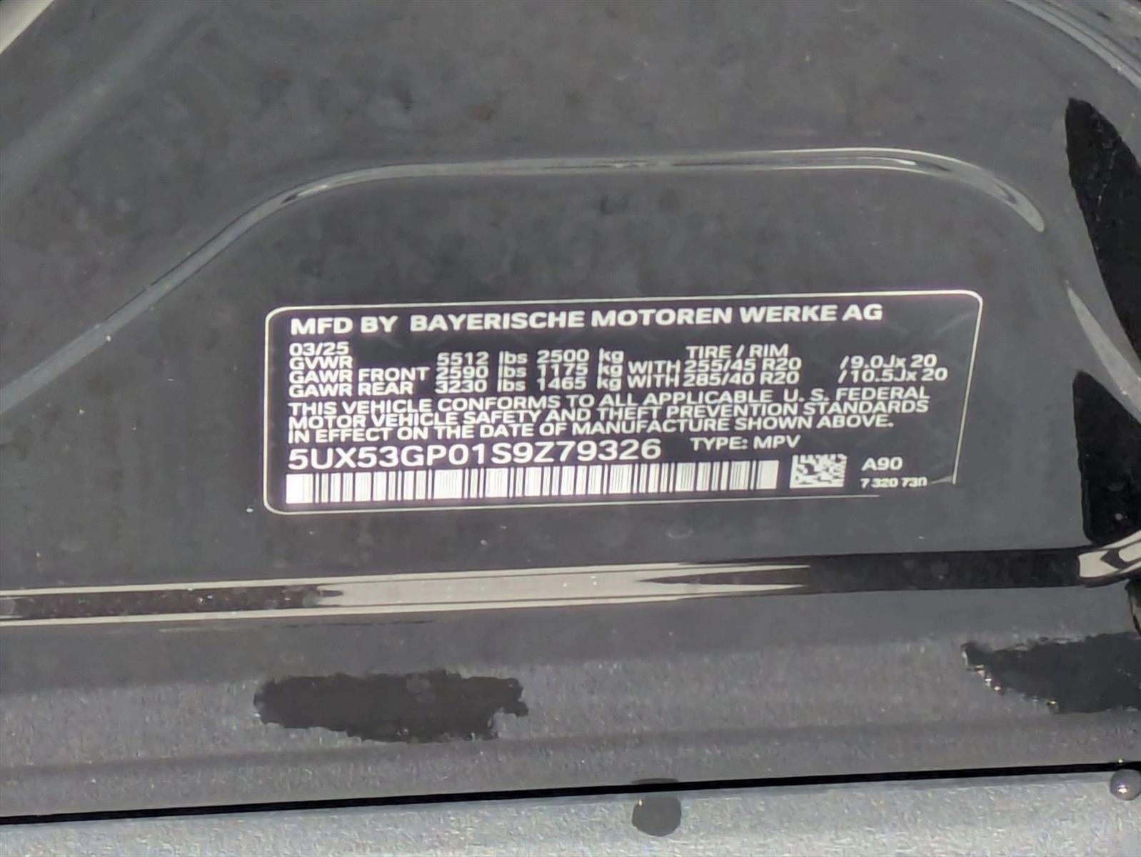 2025 BMW X3 30 xDrive Sports Activity Vehicle