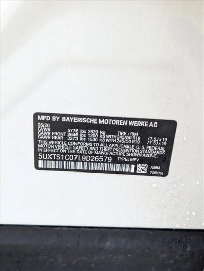 2020 BMW X3 xDrive30e Plug-In Hybrid