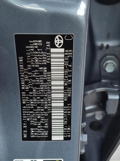 2023 Toyota Corolla LE CVT (Natl)