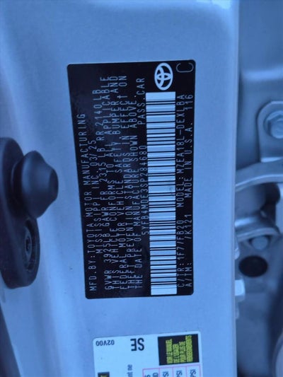 2025 Toyota Corolla LE CVT (Natl)