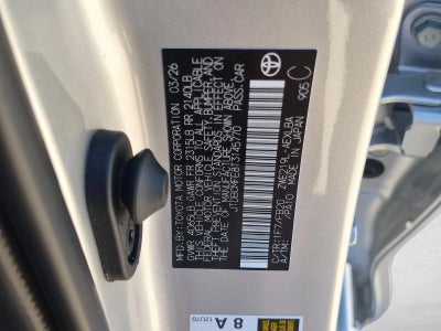 2026 Toyota Corolla Hybrid LE FWD (Natl)