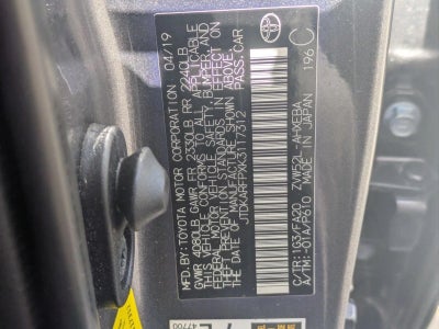 2019 Toyota Prius Prime Plus (Natl)