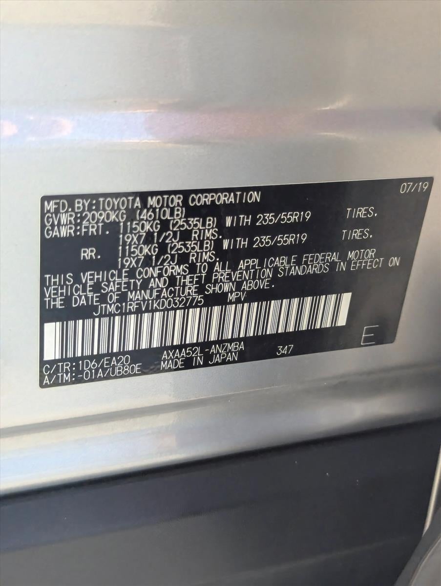 2019 Toyota RAV4 XLE Premium FWD (Natl)