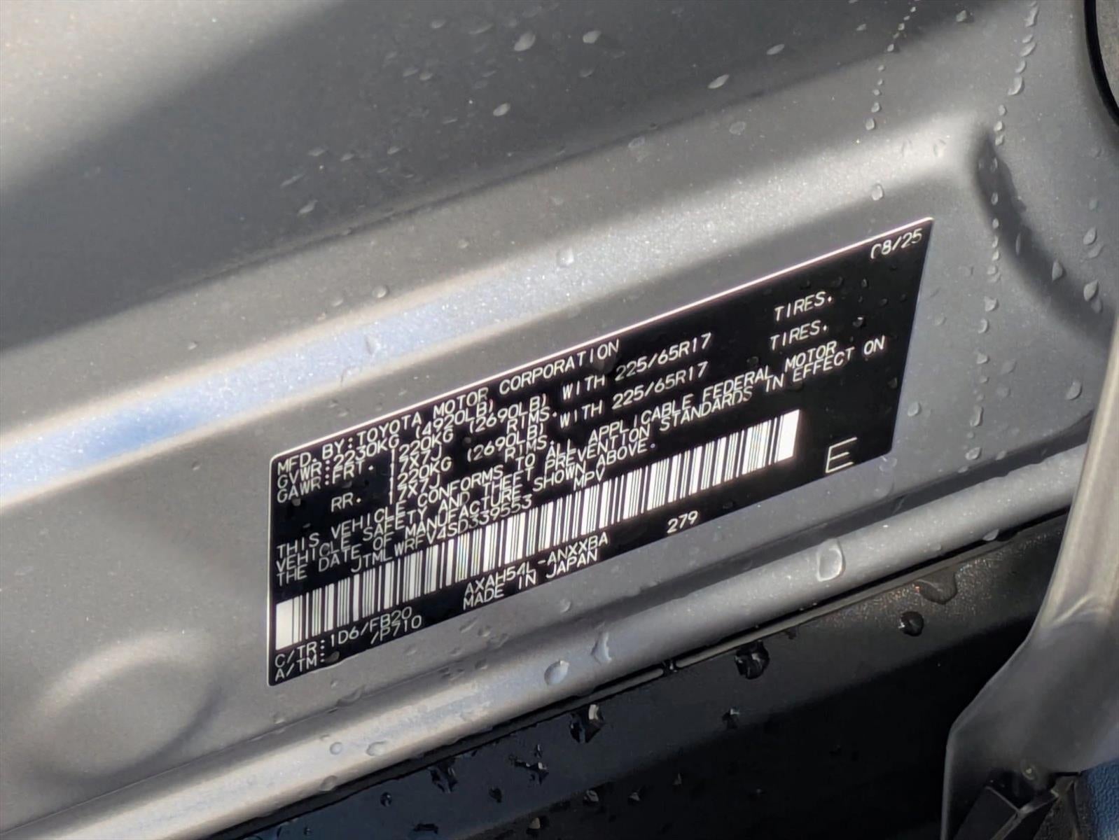 2025 Toyota RAV4 Hybrid LE AWD (Natl)