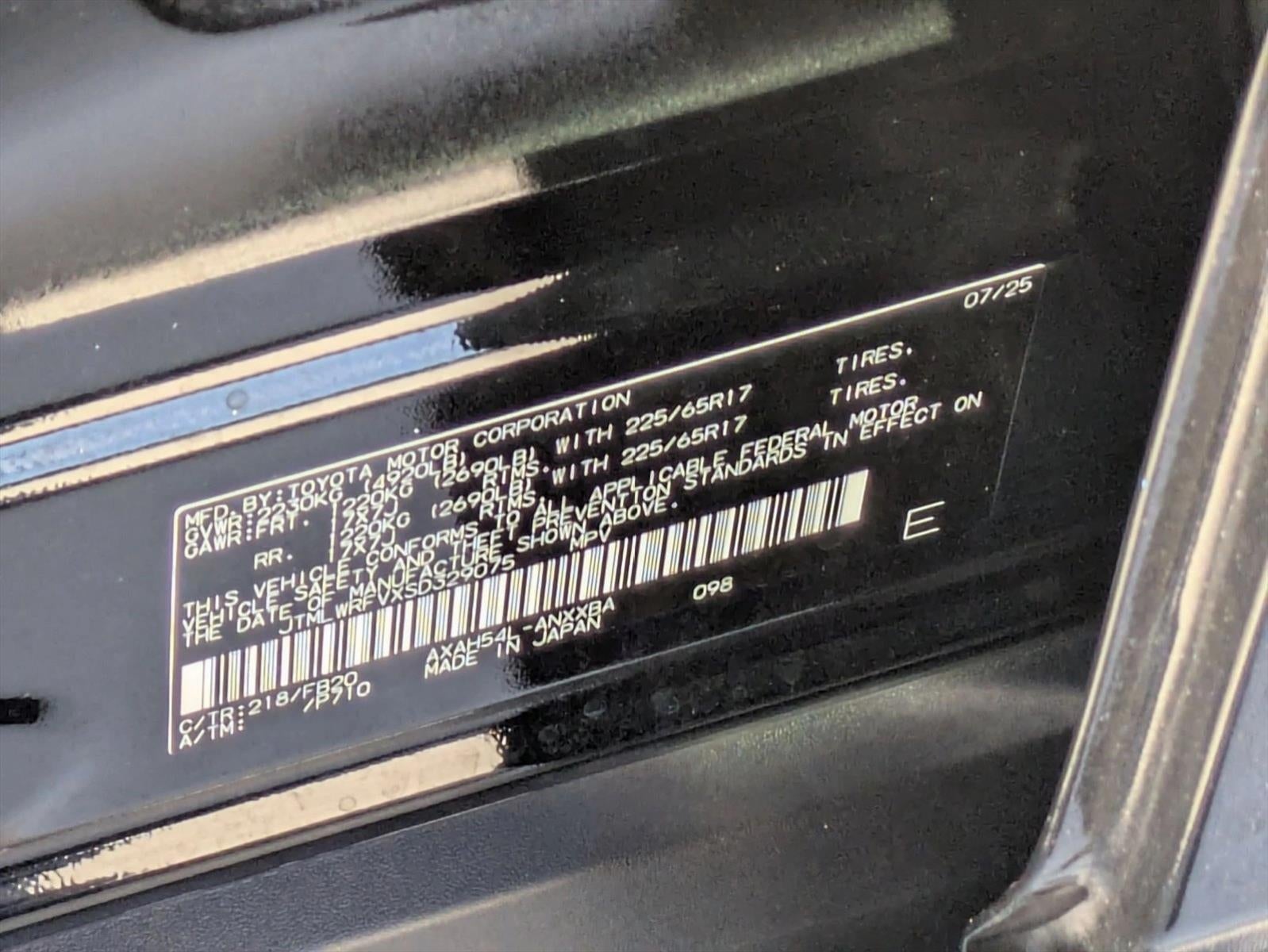 2025 Toyota RAV4 Hybrid LE AWD (Natl)